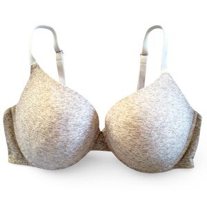 Victoria's Secret PINK Wear Everywhere lightly lined bra gray heather Size 38DD